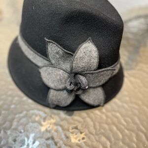 C.C Black and Gray Wool Hat